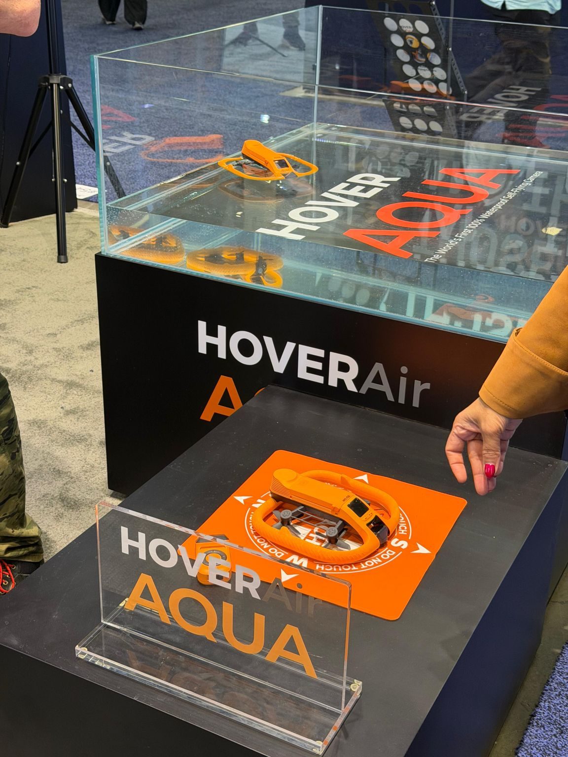 HOVERAir’s autonomous aquatic drone.