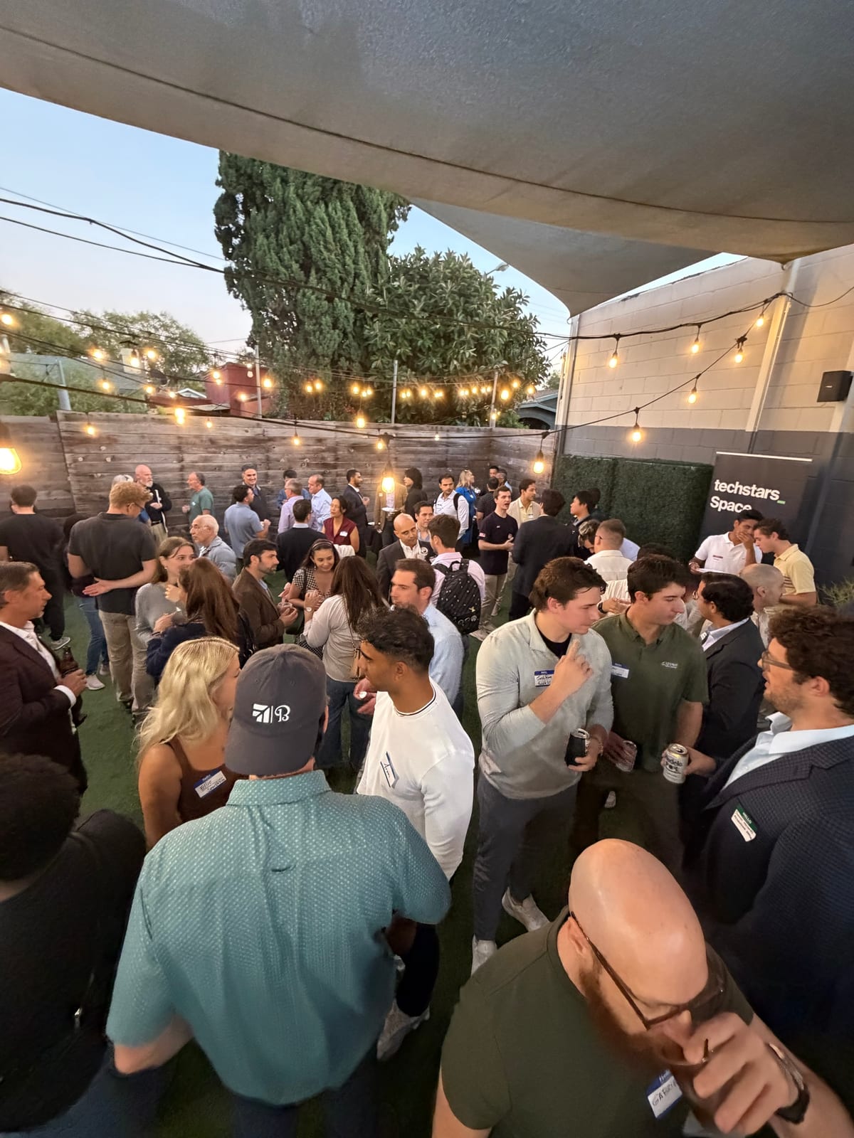 The Techstars Aerospace & Defense happy hour in Culver City, with the US Space Force and NASA JPL.