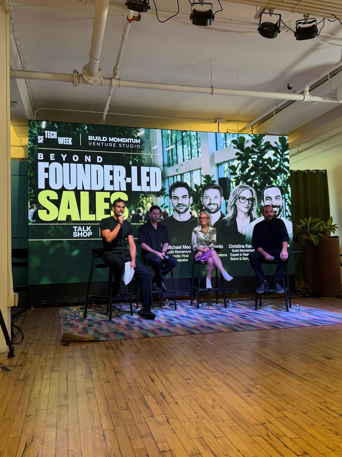 Beyond Founder-Led Sales, hosted by Build Momentum Venture Studio.